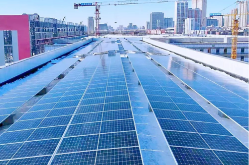 多盈体育(中国)有限公司承建哈尔滨电机厂屋顶光伏项目一期工程成功并网发电！